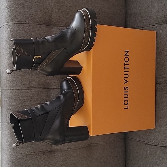 Louis Vuitton Star Trail ankle boots, brown, EU 37.5, Made in Italy - Picture 1 of 11